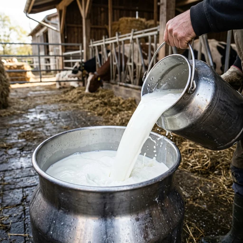 Fresh dairy milk collection