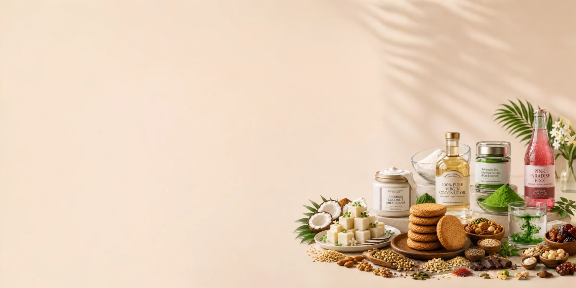 Cayson Florance product showcase — health and nutrition products