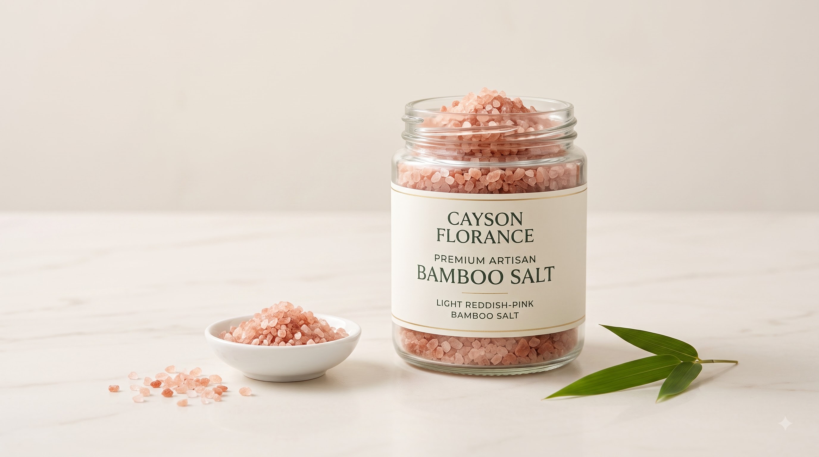 Premium Artisan Bamboo Salt — alternate view