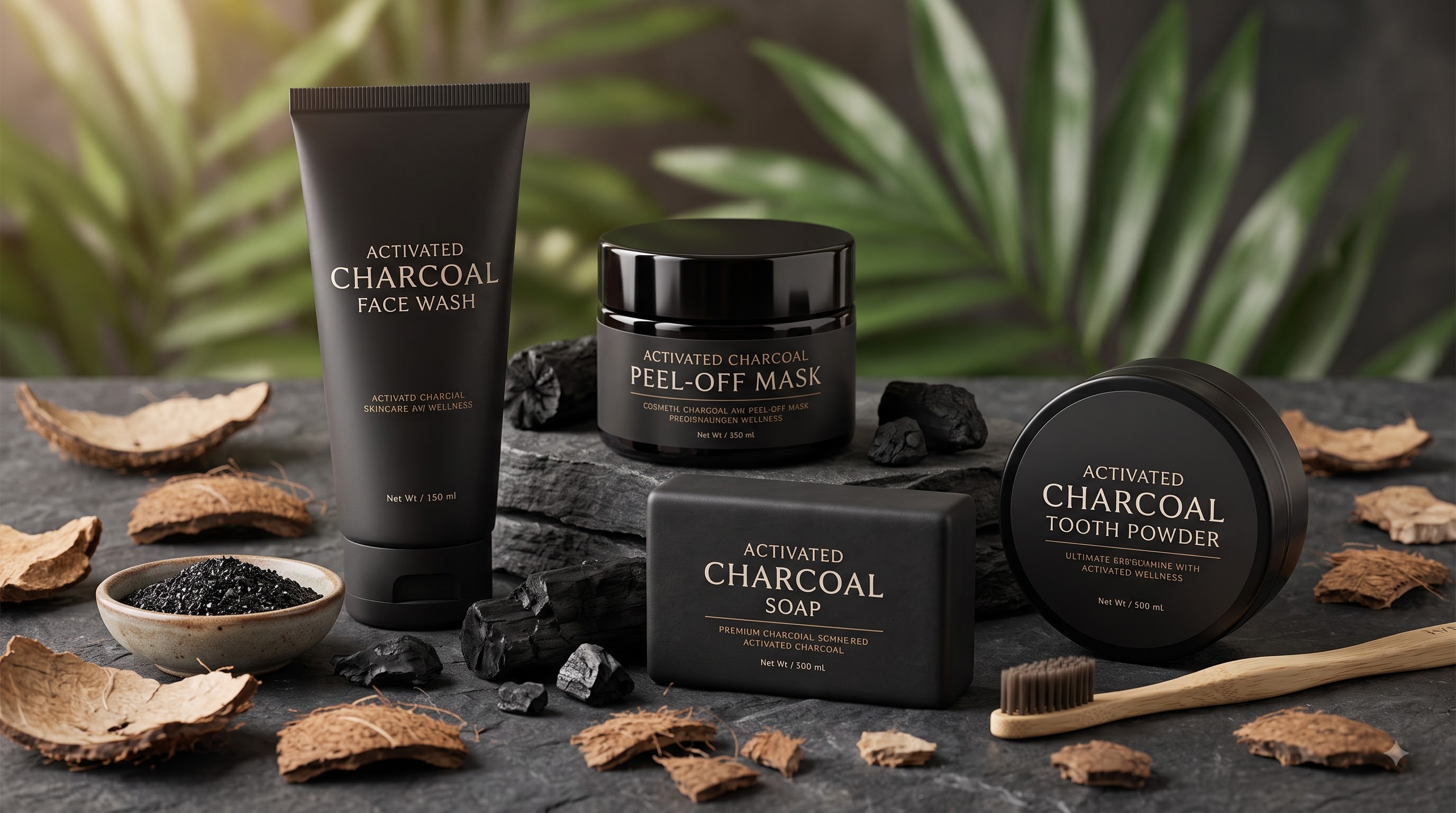 Premium Coconut Shell Activated Charcoal — A high-value bio-based material created by transforming discarded coconut shells...