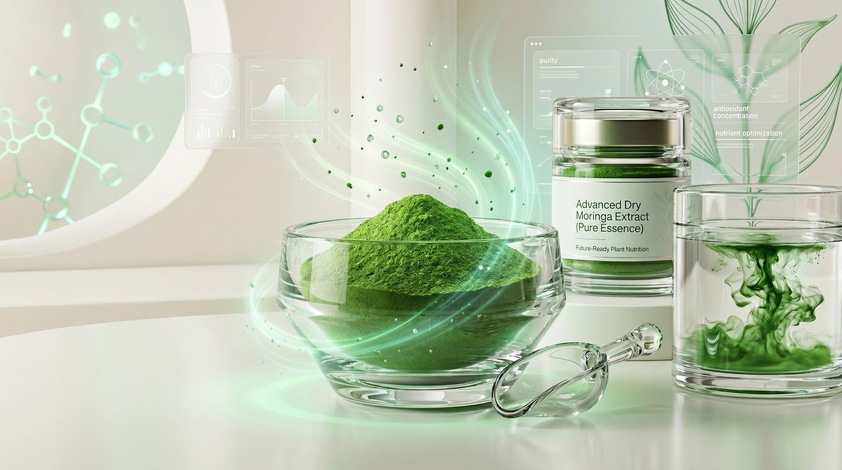 Bio-Active Moringa Dry Extract — A revolutionary next-generation moringa innovation developed using advanced Ultr...